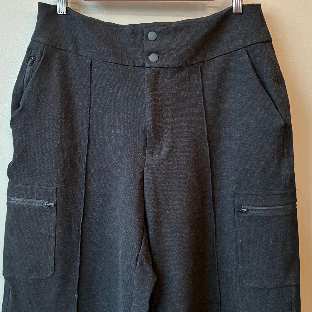 Athleta Venice Heathered Cargo Wide Leg Pants - Picture 3 of 10